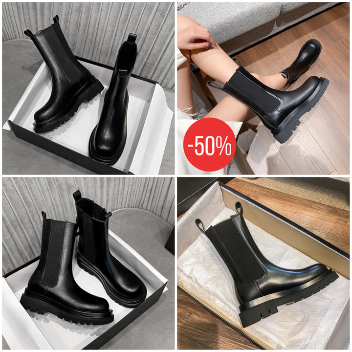 Camellia | Platform Chelsea Boots Womens Chunky