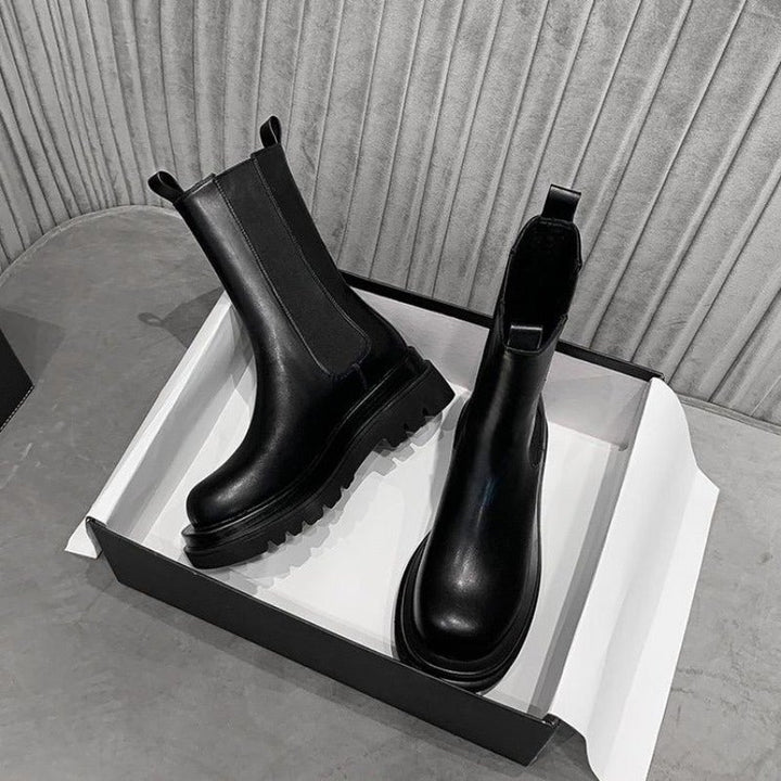 Camellia | Platform Chelsea Boots Womens Chunky