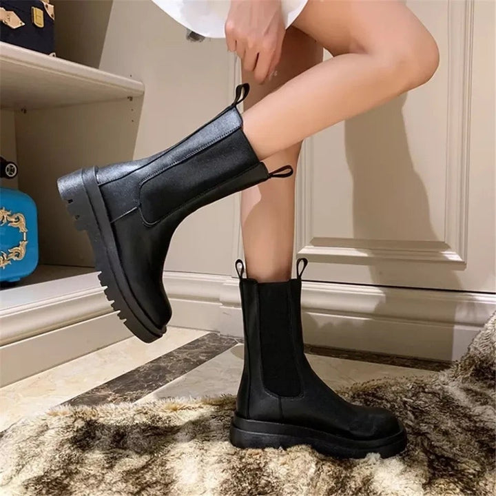 Camellia | Platform Chelsea Boots Womens Chunky