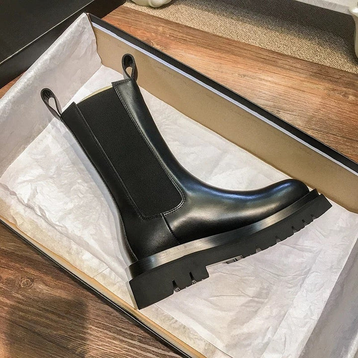 Camellia | Platform Chelsea Boots Womens Chunky