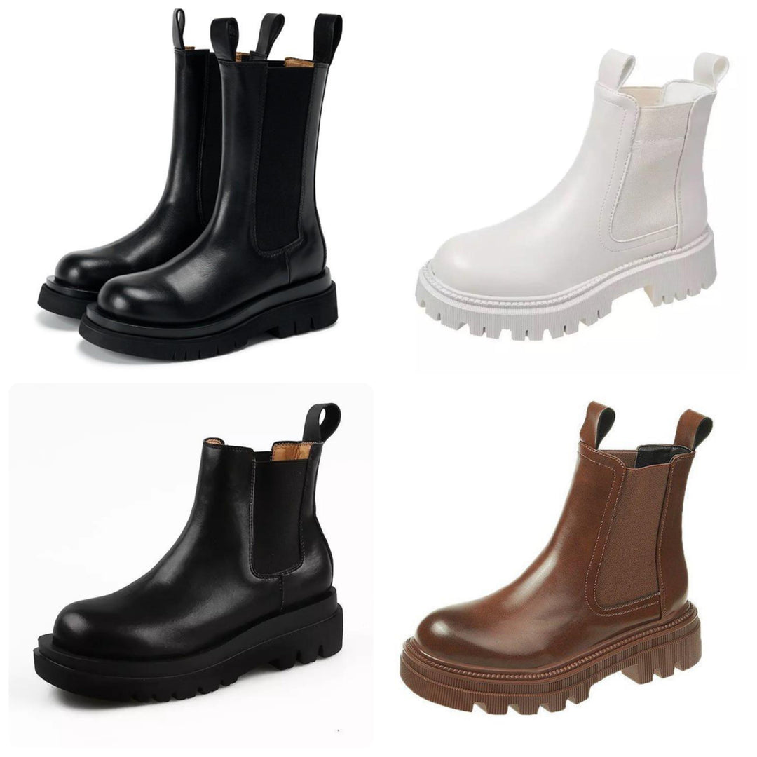 Camellia | Platform Chelsea Boots Womens Chunky
