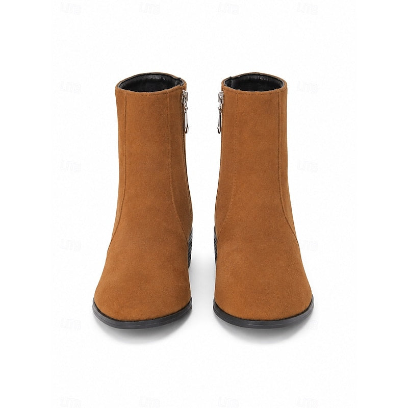 Philippa | Womens Block Heel Ankle Boots