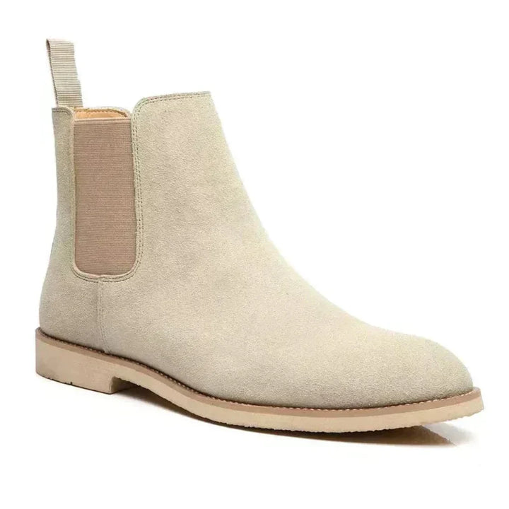 Dorothea | Suede Chelsea Boots Block Heel