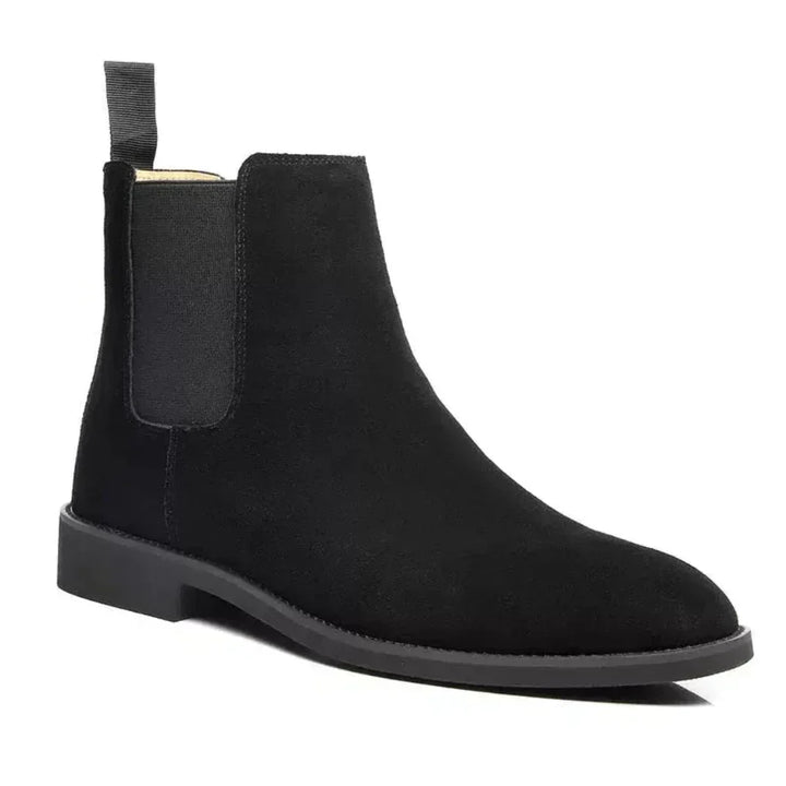 Dorothea | Suede Chelsea Boots Block Heel