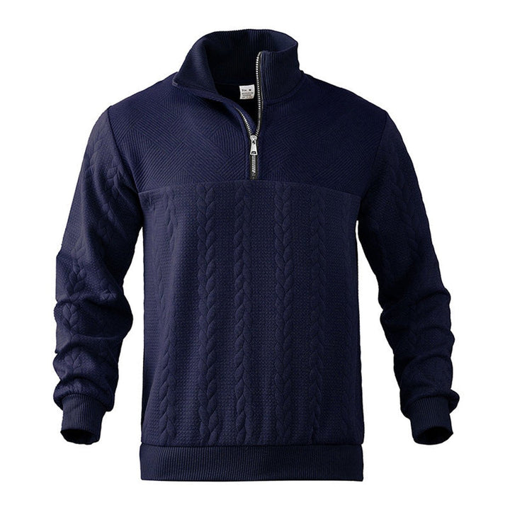 Gregory | Mens Cable Knit Quarter Zip Jumper