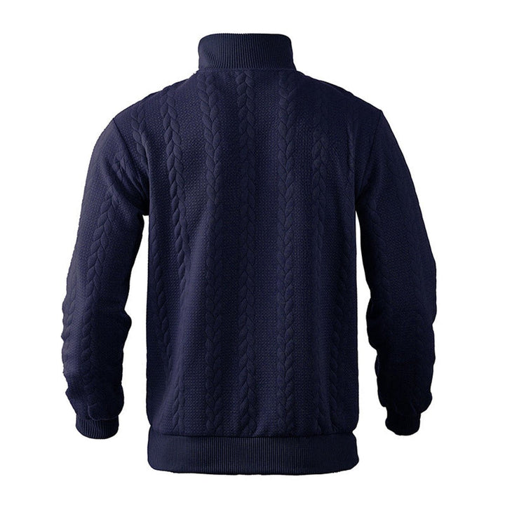 Gregory | Mens Cable Knit Quarter Zip Jumper