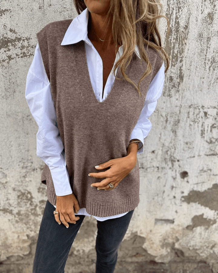 Grace | Elegant Sleeveless Knit Vest