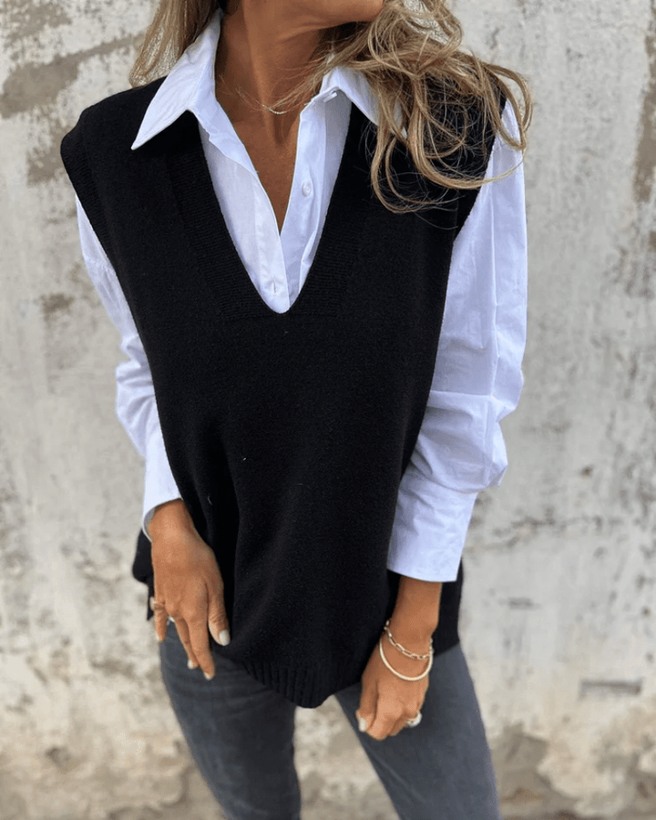 Grace | Elegant Sleeveless Knit Vest