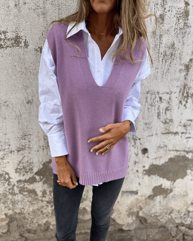 Grace | Elegant Sleeveless Knit Vest