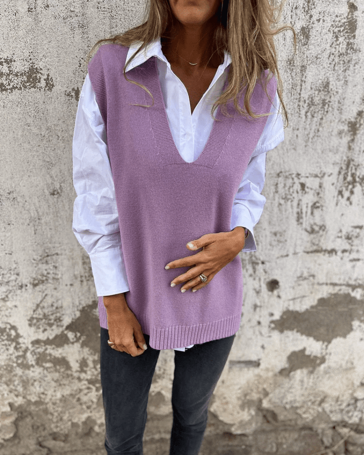 Grace | Elegant Sleeveless Knit Vest