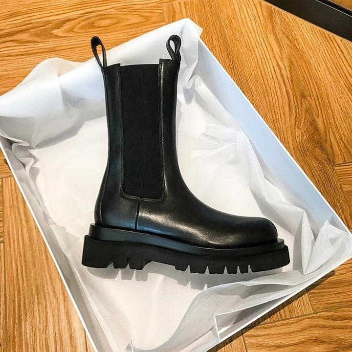 Camellia | Platform Chelsea Boots Womens Chunky
