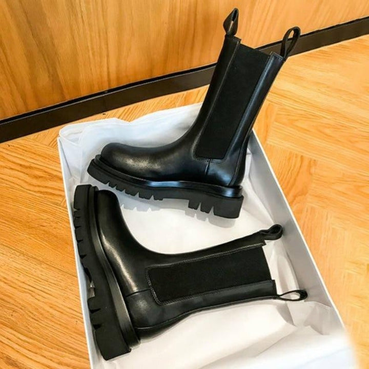 Camellia | Platform Chelsea Boots Womens Chunky