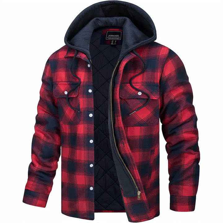 Clinton | Checked jacket with zip