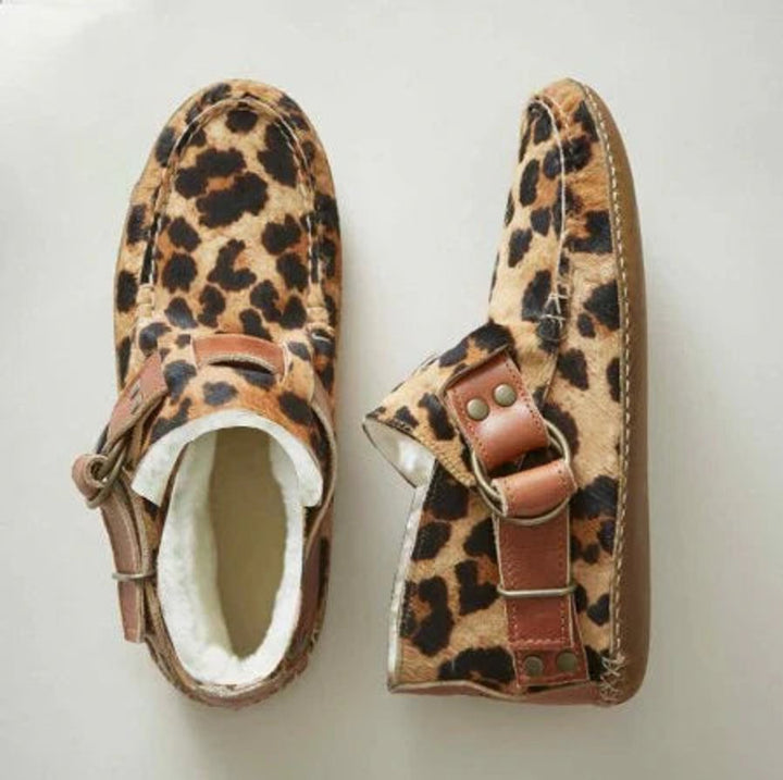 Nora | Buckle Strap Block Heel Boots