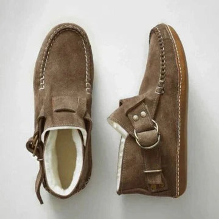 Nora | Buckle Strap Block Heel Boots