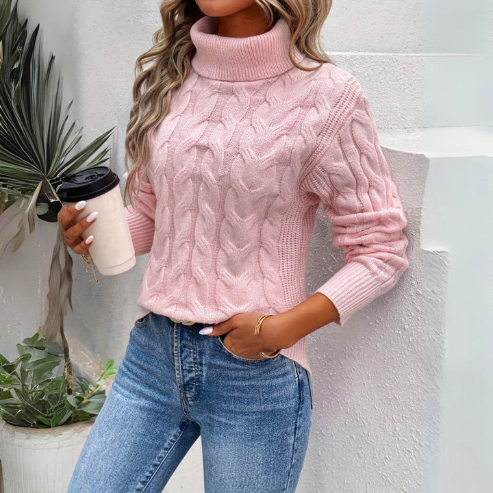 Gemma | Cosy Cable Knit Turtleneck Jumper