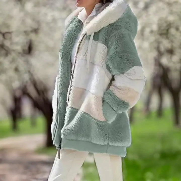 Charlotte | Cosy Patchwork Zip Up Fur