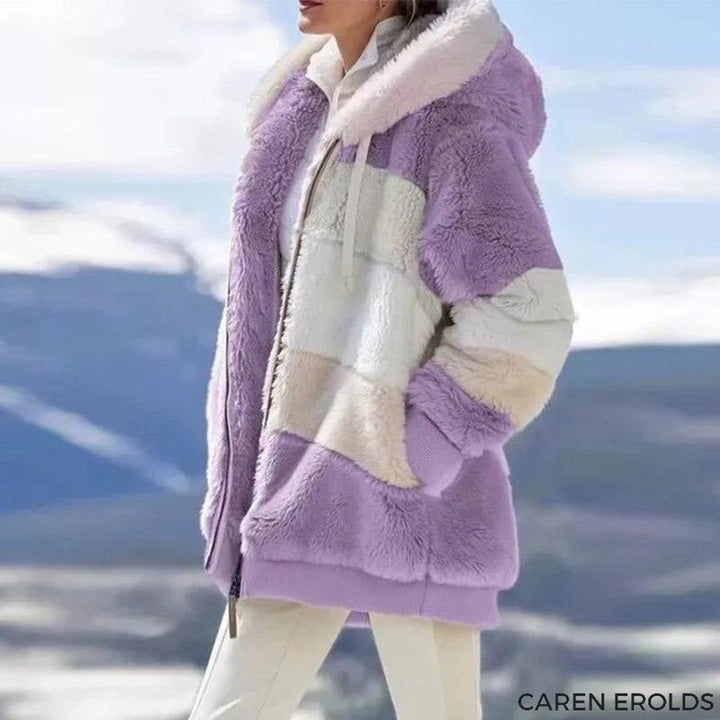 Charlotte | Cosy Patchwork Zip Up Fur