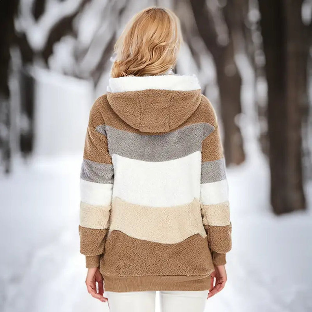 Charlotte | Cosy Patchwork Zip Up Fur