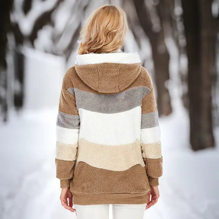 Charlotte | Cosy Patchwork Zip Up Fur