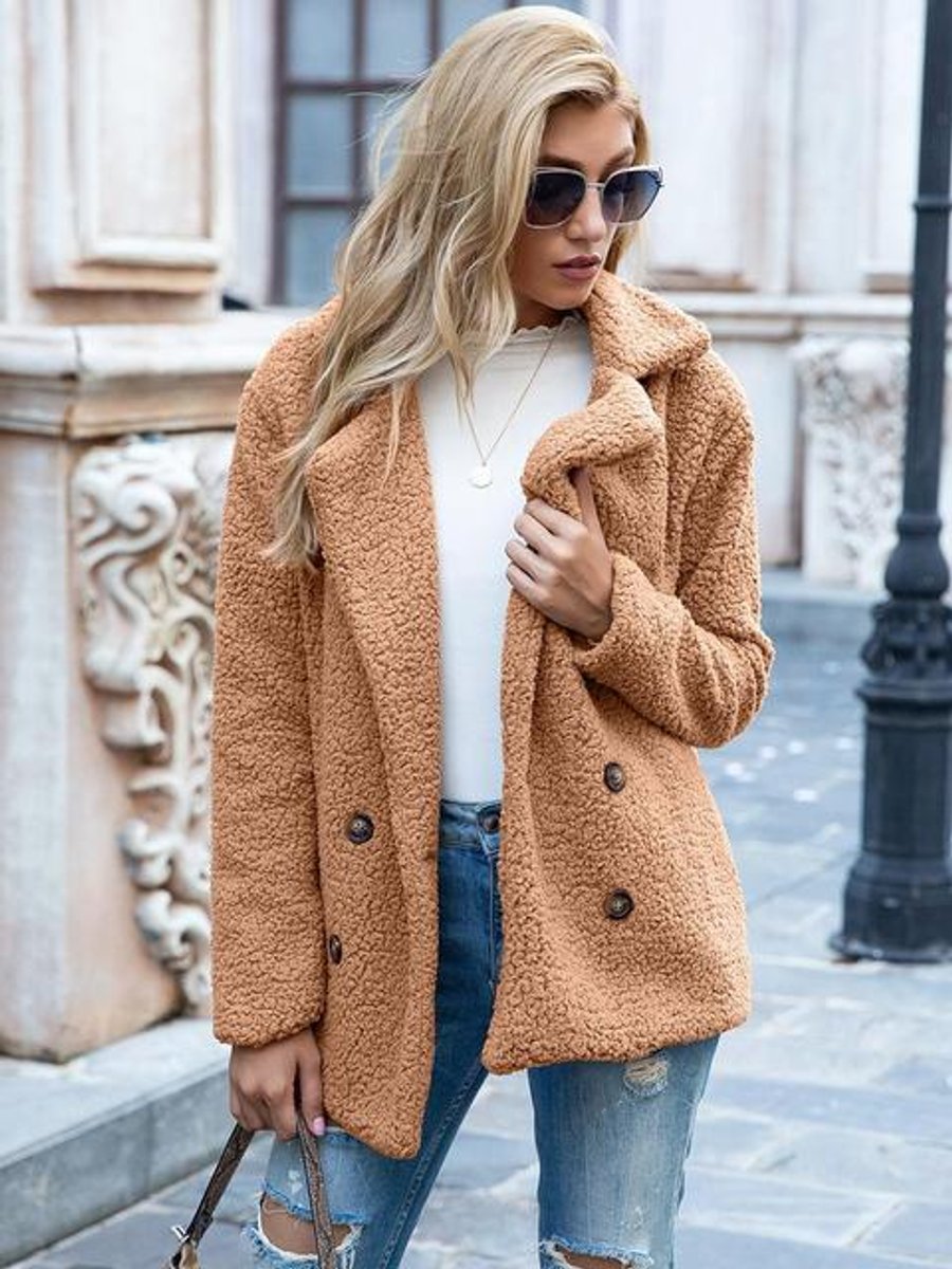 Adeline | Double Breasted Loose Fit Coat