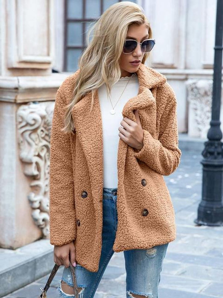 Adeline | Double Breasted Loose Fit Coat
