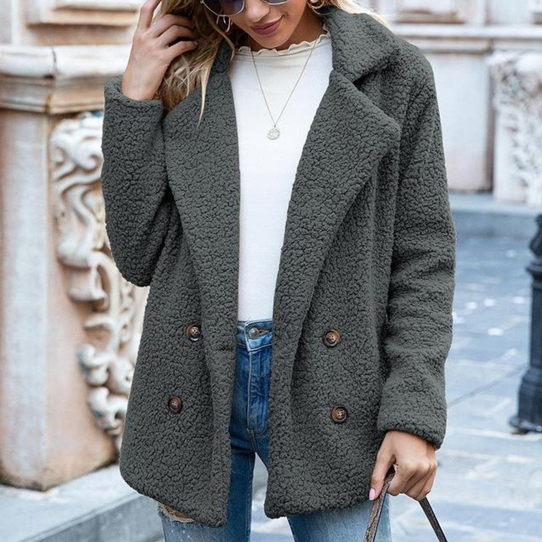 Adeline | Double Breasted Loose Fit Coat