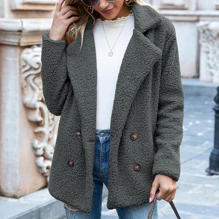 Adeline | Double Breasted Loose Fit Coat