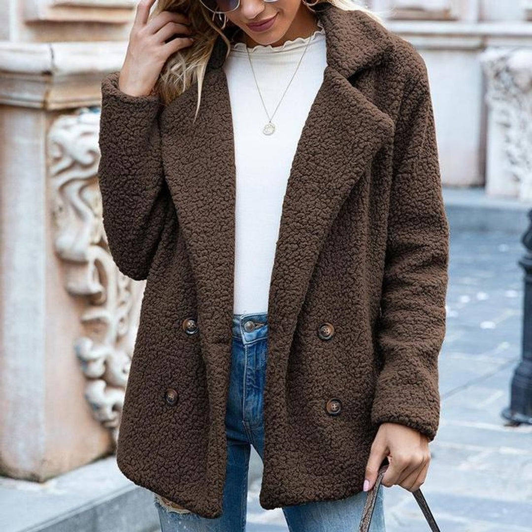 Adeline | Double Breasted Loose Fit Coat