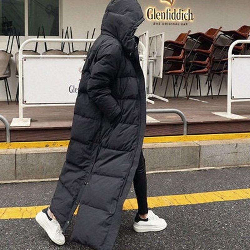 Eleri | Maxi Hooded Quilted Puffer Jacket