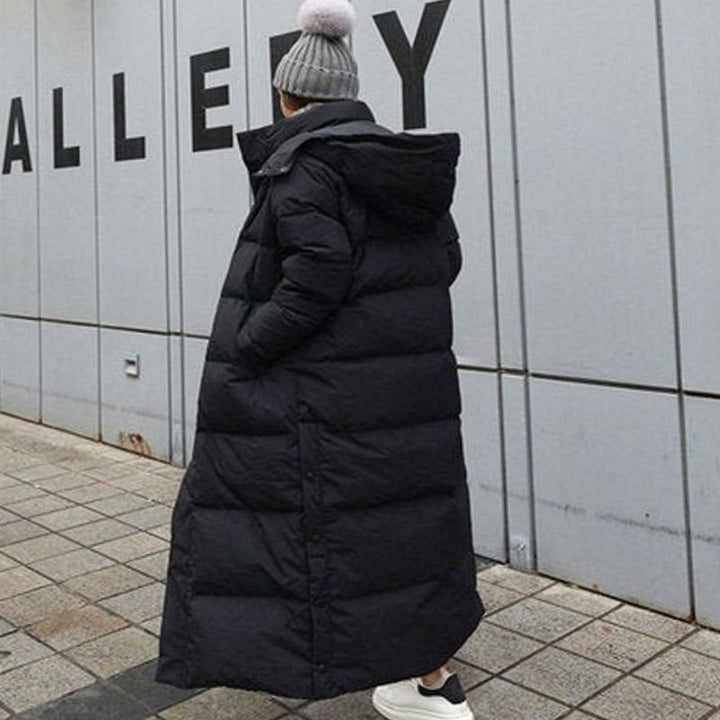 Eleri | Maxi Hooded Quilted Puffer Jacket
