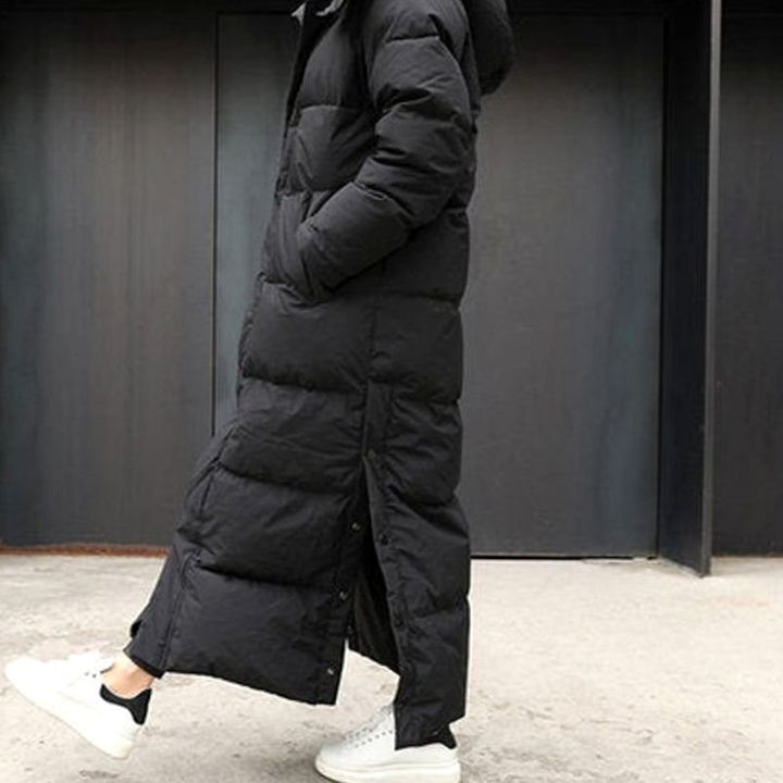 Eleri | Maxi Hooded Quilted Puffer Jacket