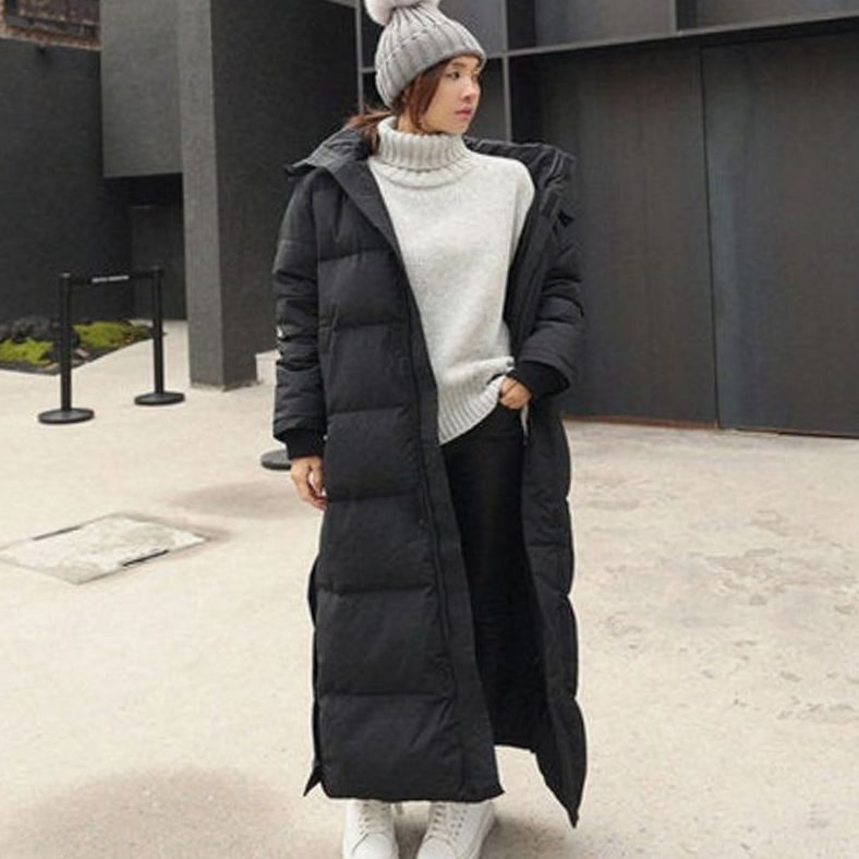 Eleri | Maxi Hooded Quilted Puffer Jacket