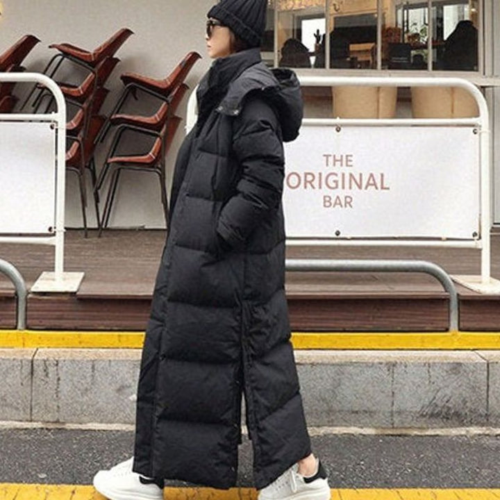 Eleri | Maxi Hooded Quilted Puffer Jacket