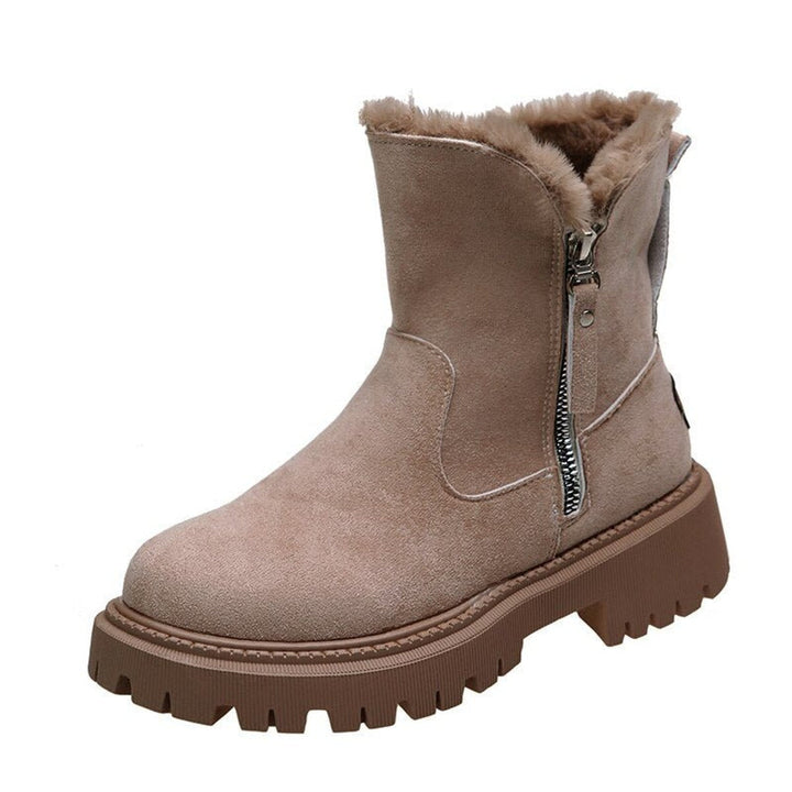 Alice | Faux Suede Fur Lined Boots