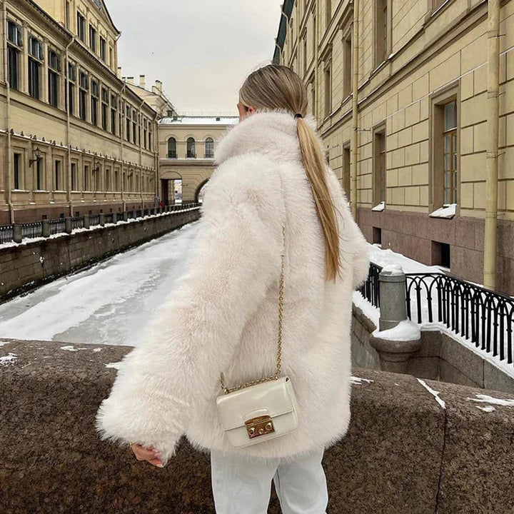 Alice | Fluffy Oversized Teddy Faux Jacket
