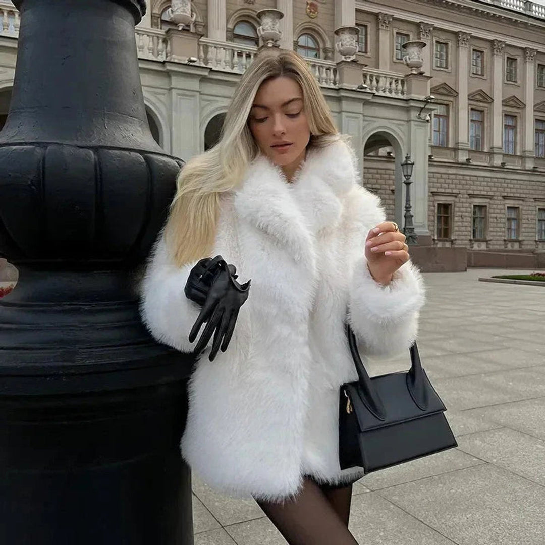 Alice | Fluffy Oversized Teddy Faux Jacket