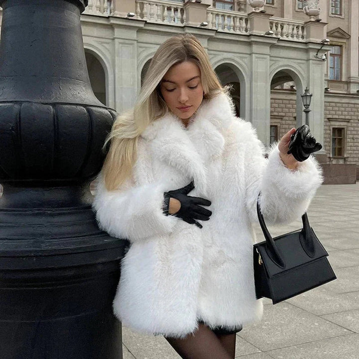 Alice | Fluffy Oversized Teddy Faux Jacket