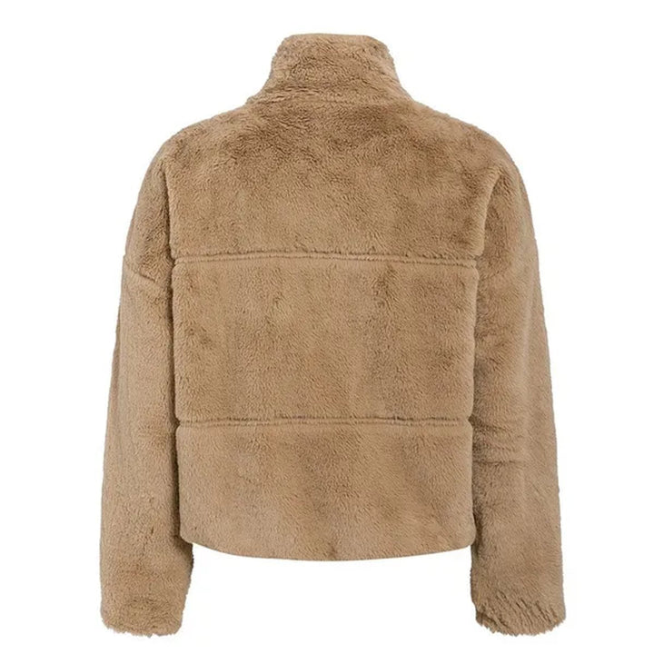 Nora | Fluffy Zip Up Short Coat