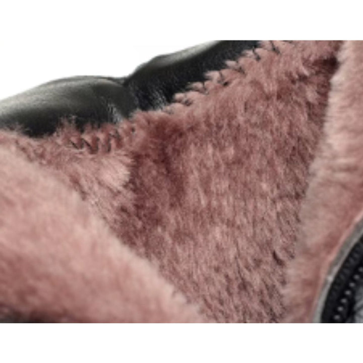Freya | Fur Lined Block Heel Boots