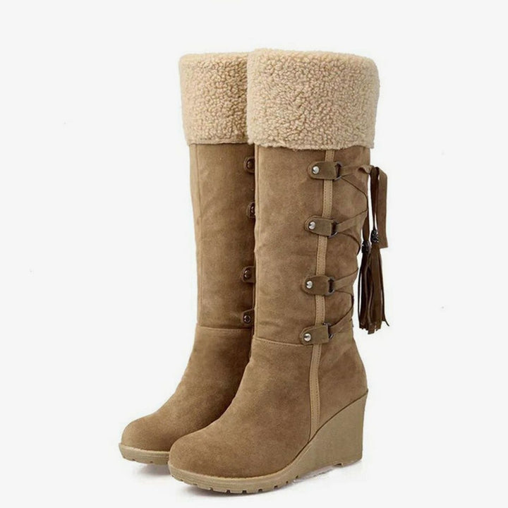 Vera | Wedge Knee High Boots