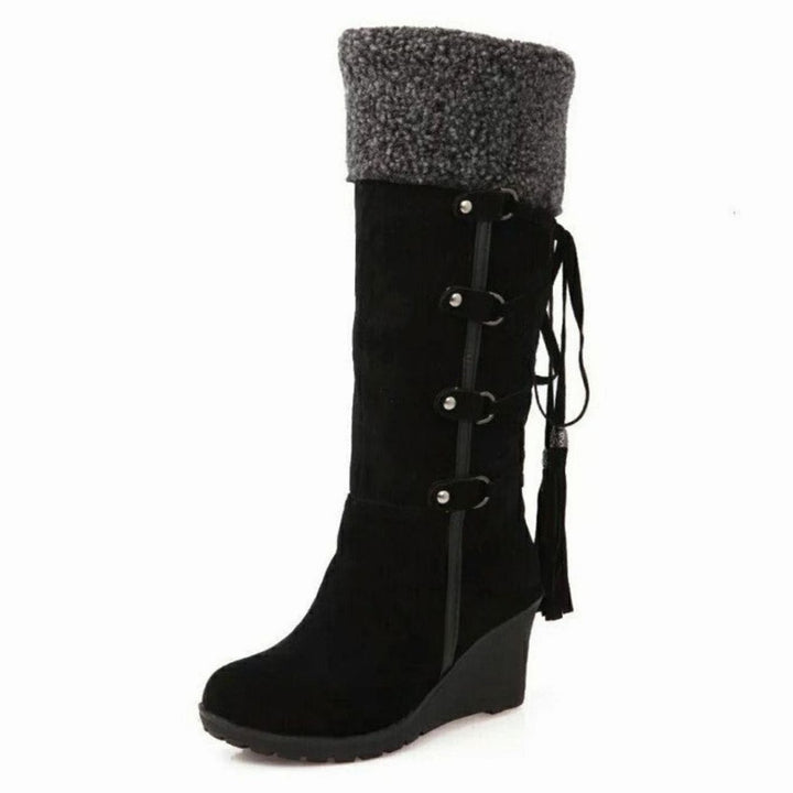 Vera | Wedge Knee High Boots