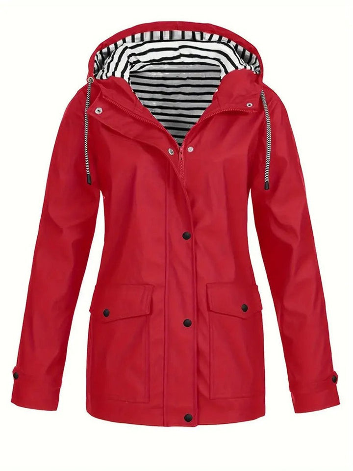 Emily | Hooded Waterproof Rain Coat