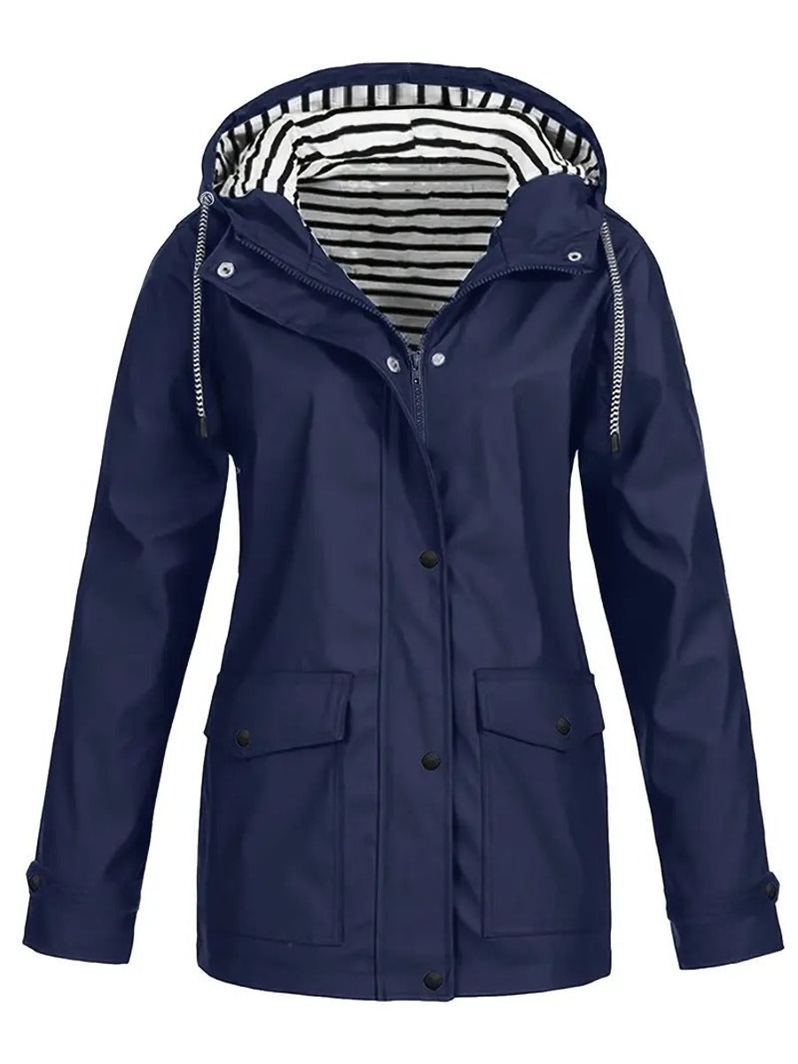 Emily | Hooded Waterproof Rain Coat