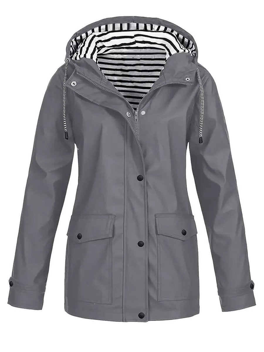 Emily | Hooded Waterproof Rain Coat