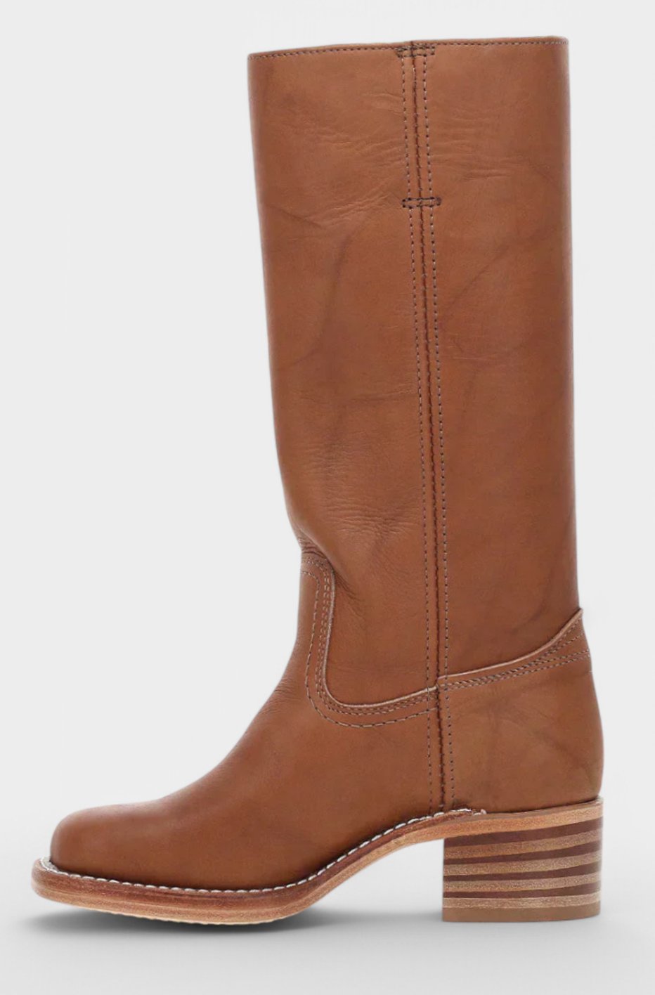 Elsie | Stacked Heel Knee Boots