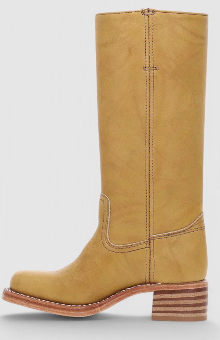 Elsie | Stacked Heel Knee Boots