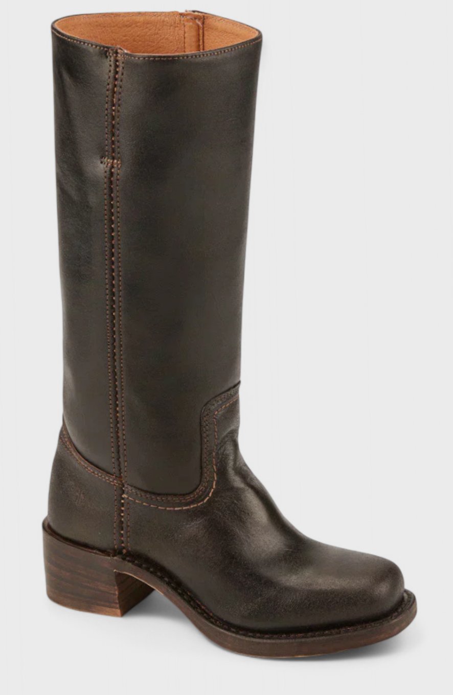 Elsie | Stacked Heel Knee Boots