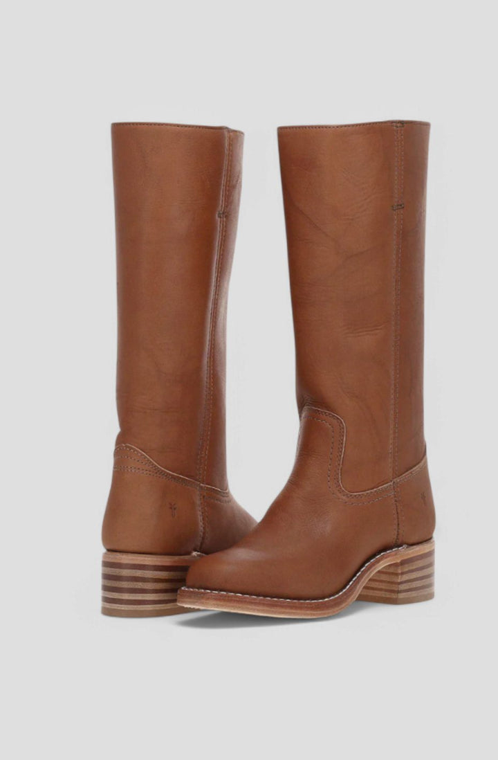 Elsie | Stacked Heel Knee Boots