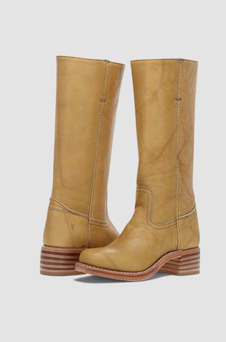 Elsie | Stacked Heel Knee Boots
